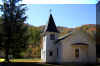 Old Fashioned Country Church in the Forest