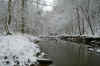Manila creek right after a nice snow fall