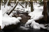 stream waterfall winter