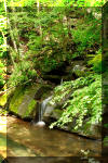 Waterfall-hillside