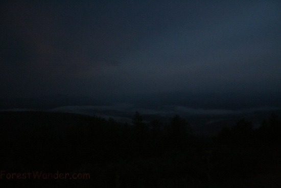 Monogahela Mountain Storm Night