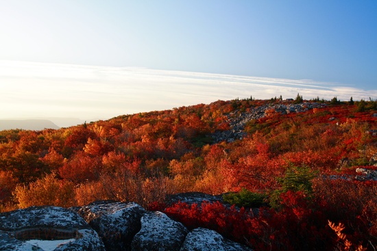 Bear Rock Sunrise Mountain Sky