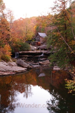 Gristmill Creek Autumn Reflection