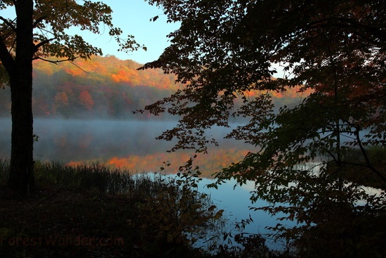 Morning Sunrise Fall Lake Reflections