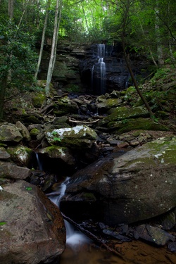 Spring Waterfall Glade Creek Wv