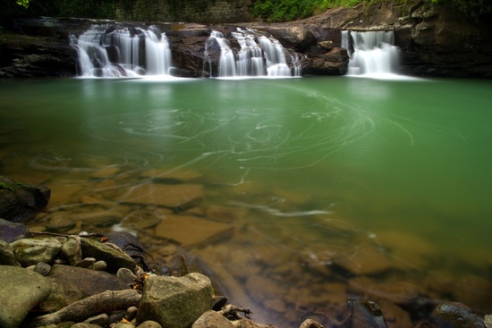 Spring Waterfalls Glade Creek