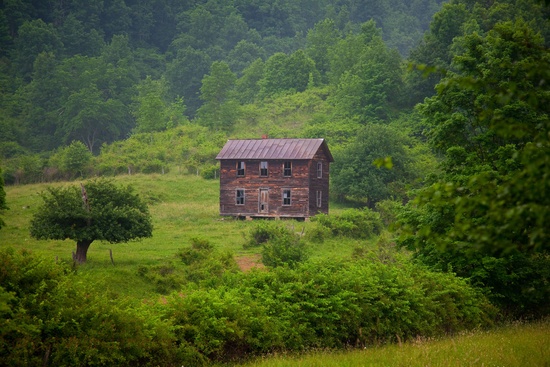 Old Fashioned Summer Farm House