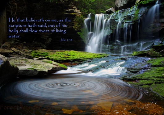 John 7-38 Scripture Rivers Living Water