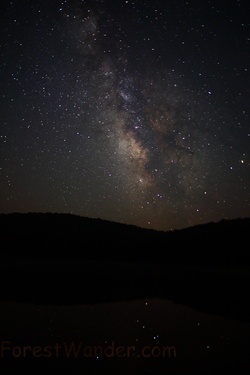 Milky Way Galaxy Mountain Sky Lake Reflection