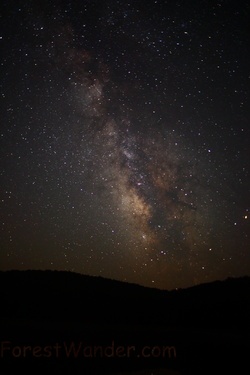 Milky Way Galaxy Stars West Virginia Mountain Sky