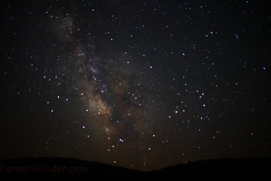 Mountains Milky Way Galaxy Stary Sky