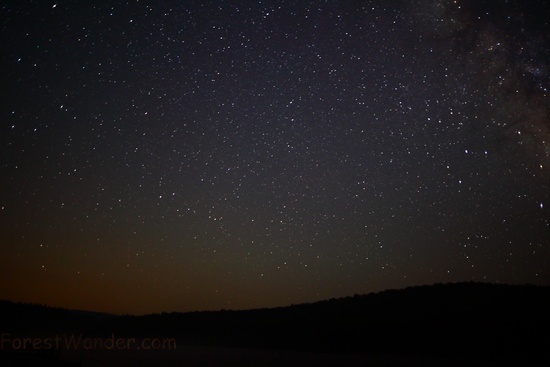 Spruce Knob Lake West Virginia Night Sky Stars