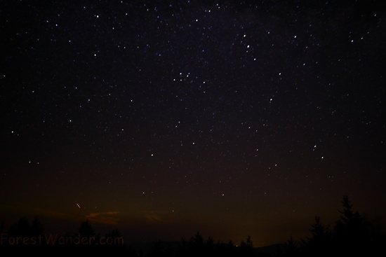 Spruce Knob Mountain Night Sky View