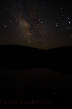 West Virginia Spruce Knob Lake Milkyway Sky Reflections