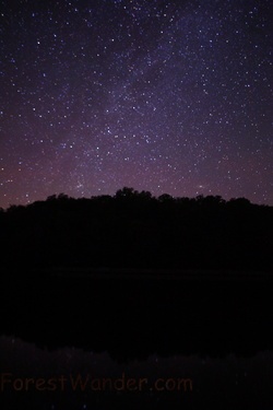 Summit Lake WV Milky Way Stars