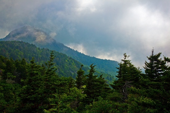 Grandfather Mountain Summit Clouds