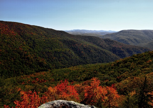 Autumn Colors Changing wv Mountains