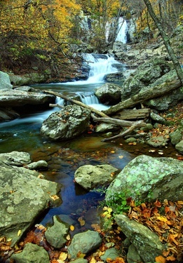 Clear Water Waterfall Landscape