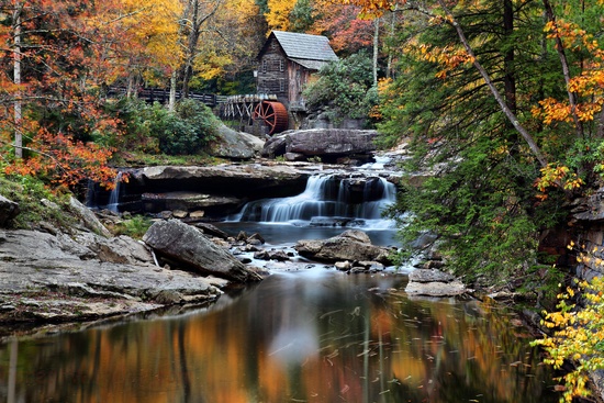 West Virginia Grist Mill Autumn