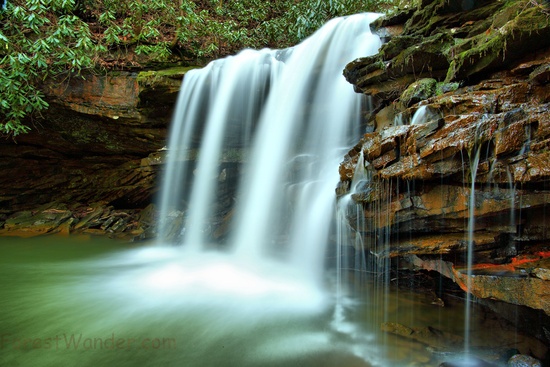 Twinn Falls State Park wv Marsh Fork Falls