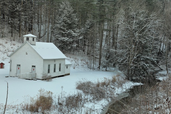 Country Church Snow Creek