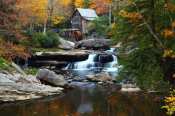 _center_thumbnail_9500.jpg : West Virginia Autumn Grist Mill Fall Foliage
