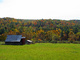 Barn Field Fall Trees