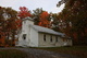 Little Country Church Fall Leaves