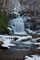 Winter Waterfall Ravine