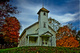 Autumn Country Church